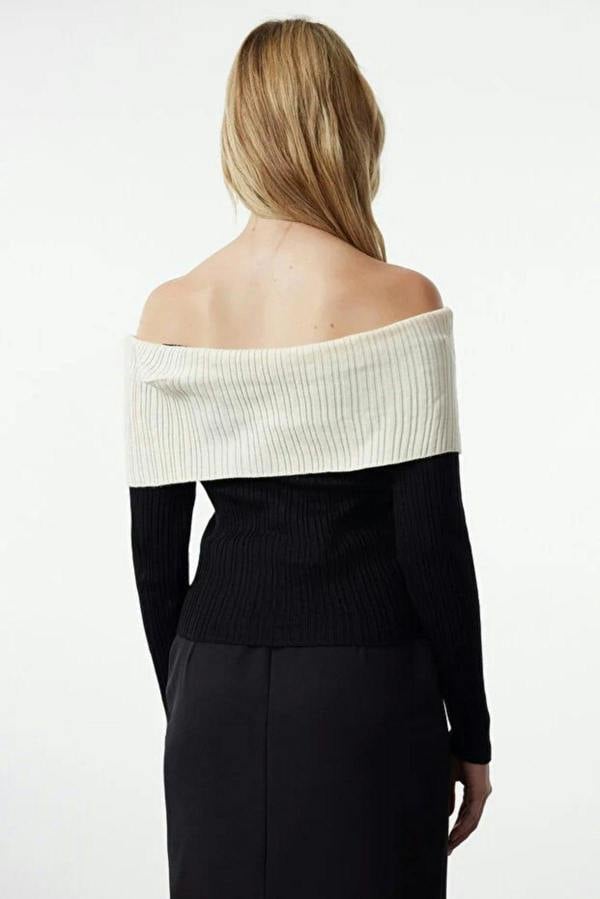 WOVCOR Carmen Collar Knit Sweater