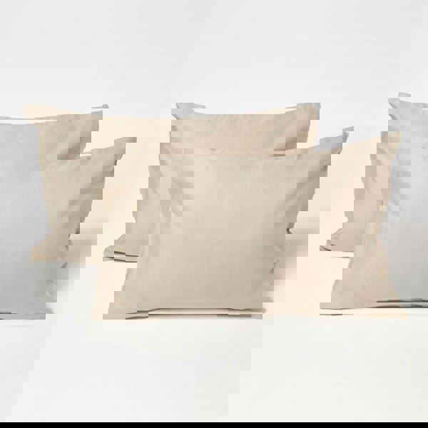 HOMESCAPES Linen Kid’s Pillowcases 60 x 40 cm, Pack of 2