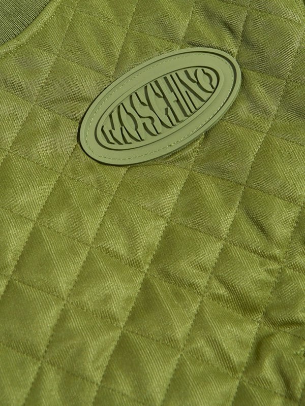 Moschino Kids Moschino Boys Quilted Sweatshirt in Green