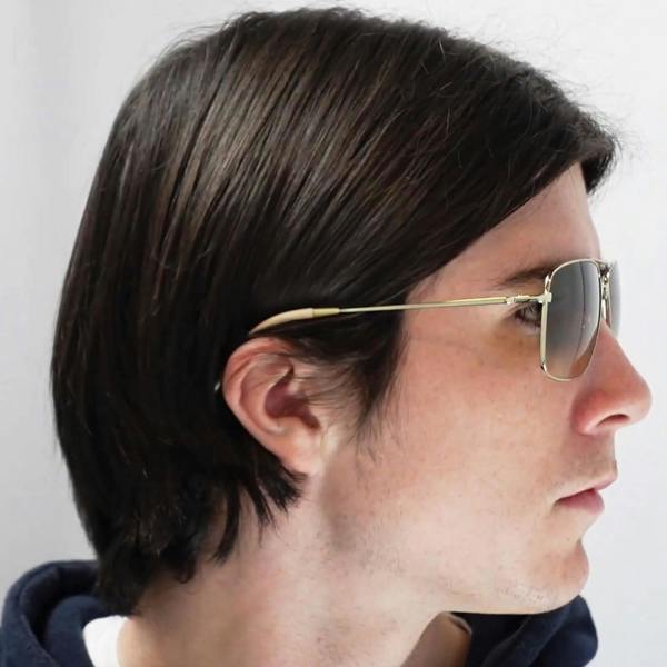 Oliver Peoples Sunglasses Clifton 1150 5036/P2 Silver Midnight Express VFX Polarized