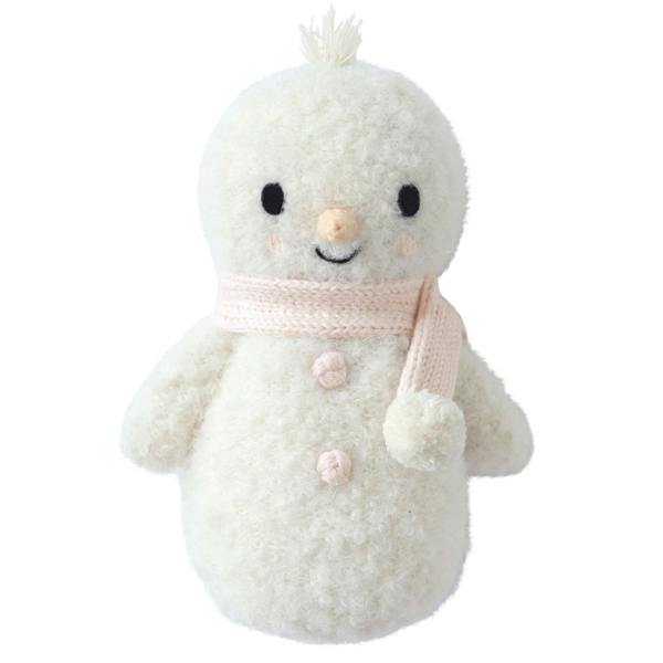 cuddle+kind - Christmas Baby Animal Collection - Baby Snowman - Blush