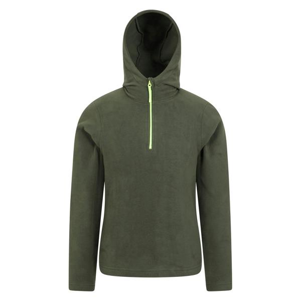 Mountain Warehouse Childrens/Kids Camber II Fleece Hoodie - Khaki Brown - 