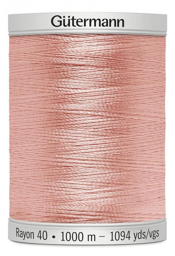 Gutermann No 40 Sulky Rayon Embroidery Thread 1000m Rayon Thread Suitable For Embroidery