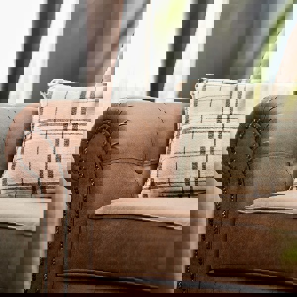 Furnishings For Less Oakland 5 Seater Leather Corner Sofa Chesterfield Style