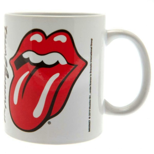 The Rolling Stones Lips Mug - White