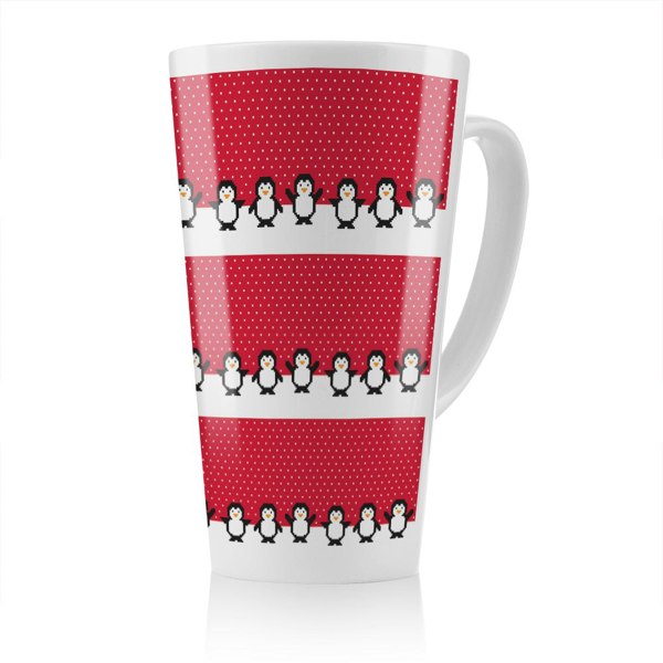 Benjamin Tate Design Penguins Dining Latte Mug