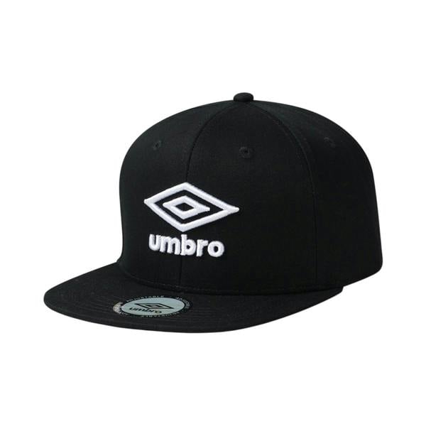 Umbro Flat Snapback Baseball Cap - Black - 