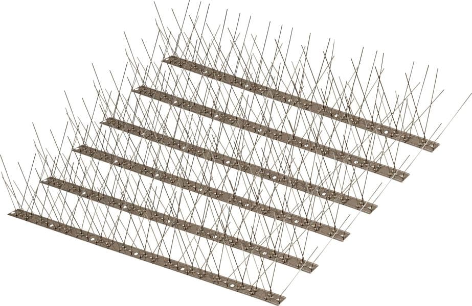 St Helens Home and Garden Stainless Steel Bird Deterrent Spikes - Pack of 6