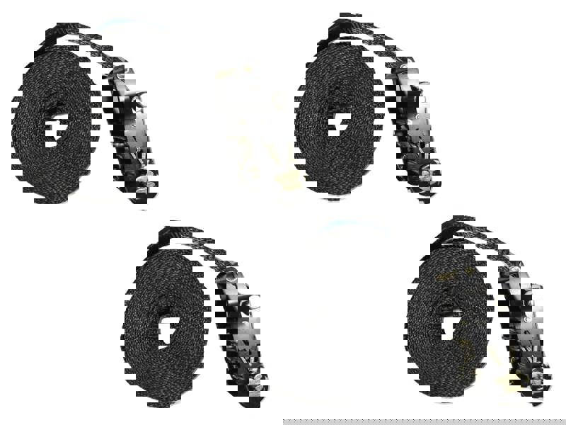 Tie Down Endless Ratchet Straps x2 (1.5T 25MM 8M Cargo Lashing)