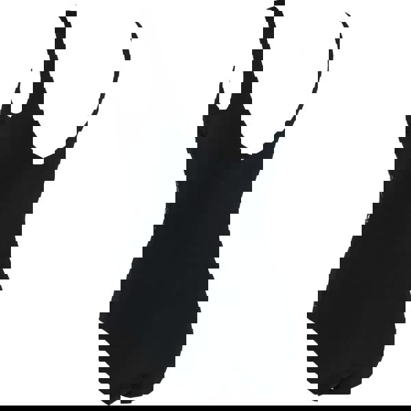 Zoggs Stellar Wrap black one-piece swimsuit with cutout back