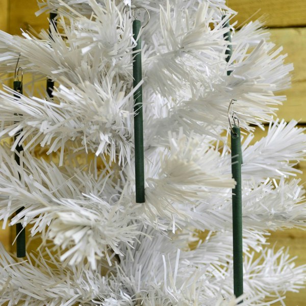 Samuel Alexander 6 Scentsicles Scented Hanging Ornaments Sticks - White Winter Fir
