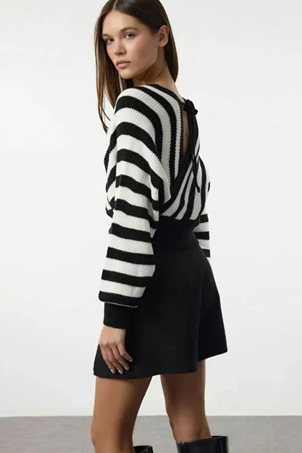 Hoxton Gal Wrap Knit Sweater
