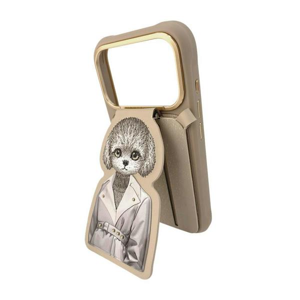 Nimmy Friends Nimmy Teddy Magnetic Combo Case with Detachable MagSafe Card Holder Stand for iPhone 17 Pro Max 6.9" Brown - N-CXMC-KTZH-IP17-PRO-MAX-14