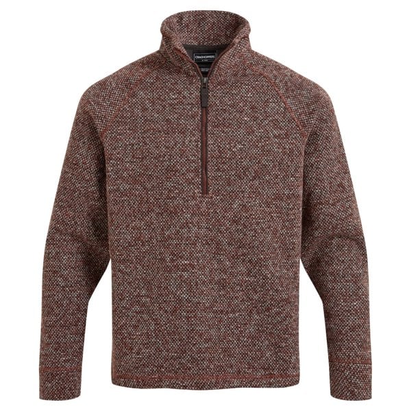 Craghoppers Men's Rubeus Half Zip Fleece Top - Axinite Red