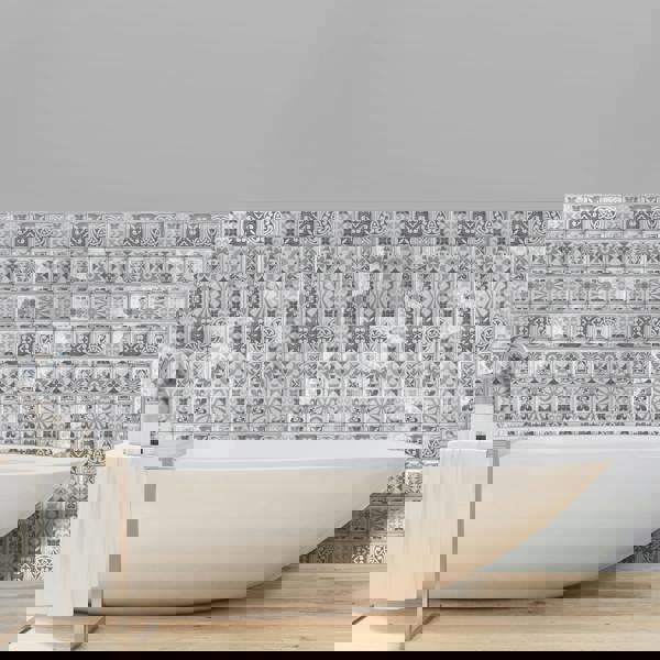 Purbeck Stone Glossy 3D Sticker Tile 15.4 cm (6 in) - 16pcs in a pack