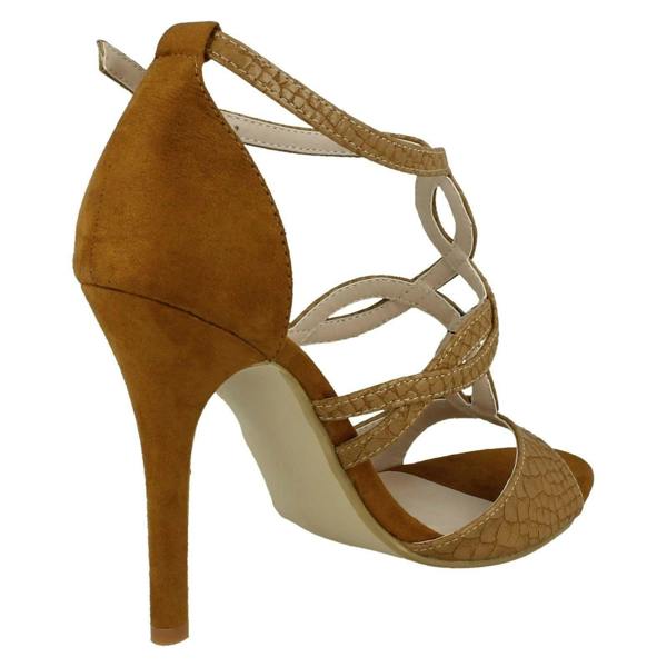 Anne Michelle Ladies Anne Michelle Open Toe T-Bar Heels