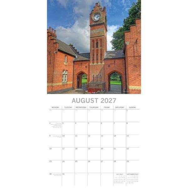 Black Country Calendar 2027, Wall Calendars, Month To View, Travel, Gift
