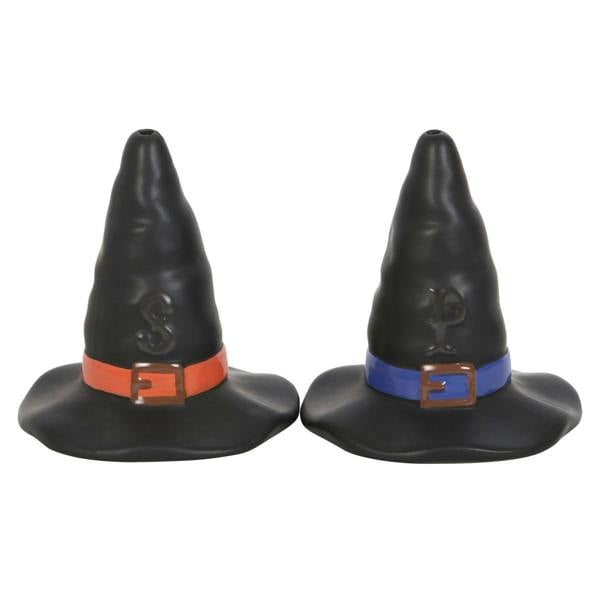 Kingsbury Gifts Spellbound Witch Hat Salt & Pepper Shakers