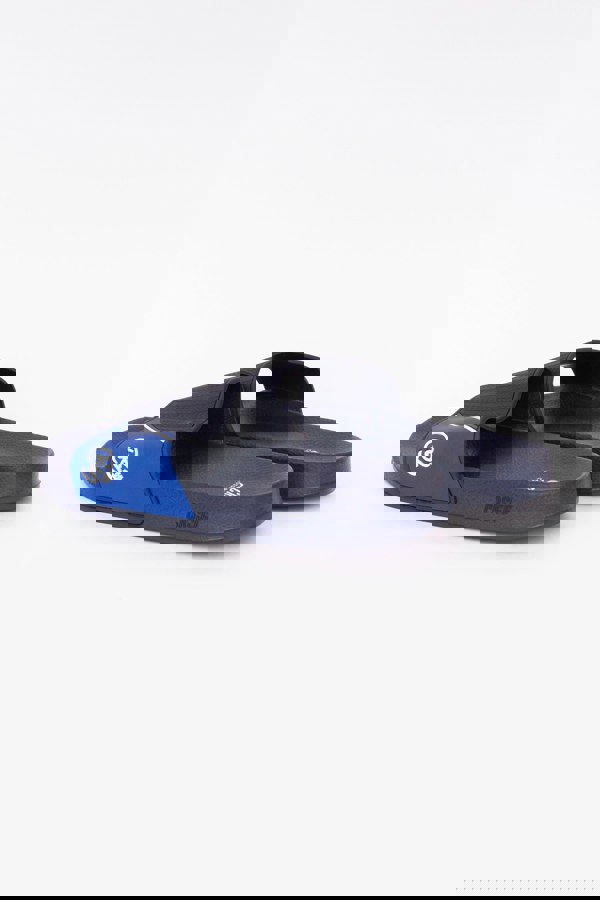 Crosshatch Ventamoore Sliders Navy/Blue