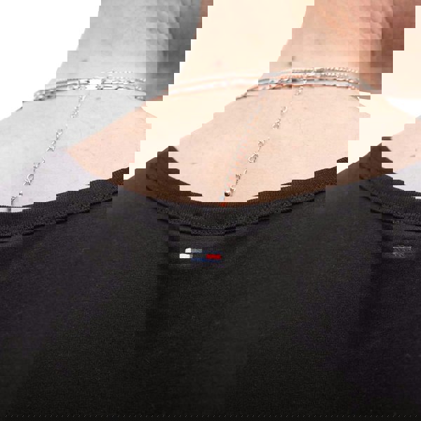 Tommy Hilfiger Tommy Jeans Stack Logo Tank Top Vest Black