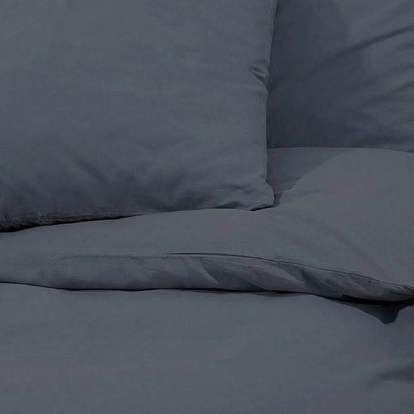 Berkfield Duvet Cover Set Anthracite 225x220 cm Light-weight Microfiber