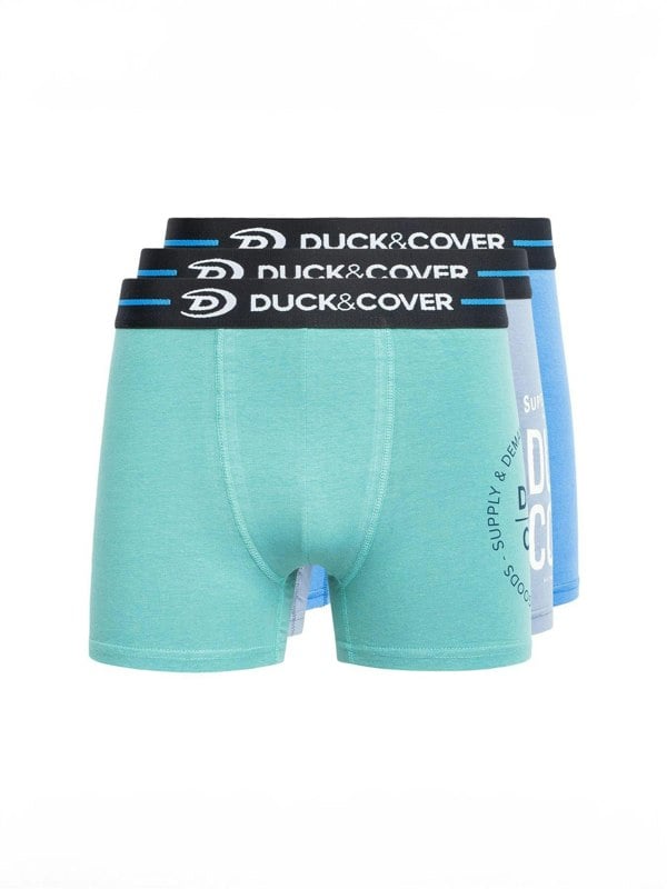 Duck and Cover Edelman Boxers 3pk Blues