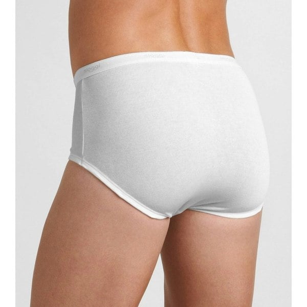 Sloggi - Basic Men's Maxi Brief, White - Boxers - and - Briefs.net