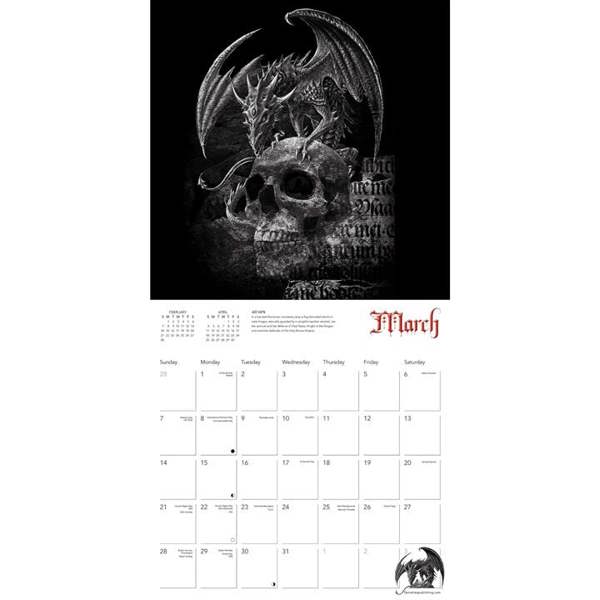 Witchcraft Alchemy Gothic, Neverworld Calendar 2027, Wall Calendars, Month To View, Art, Gift