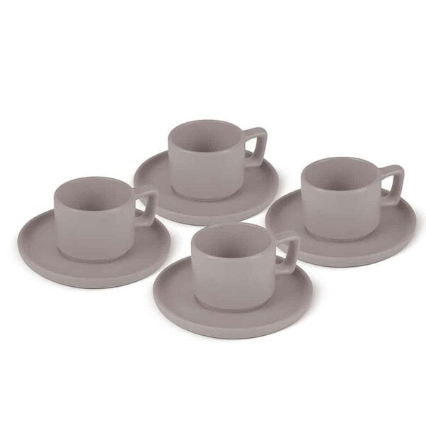 Berlinger Haus 4+4 pcs espresso cup set Berlinger Haus BH10016 Taupe