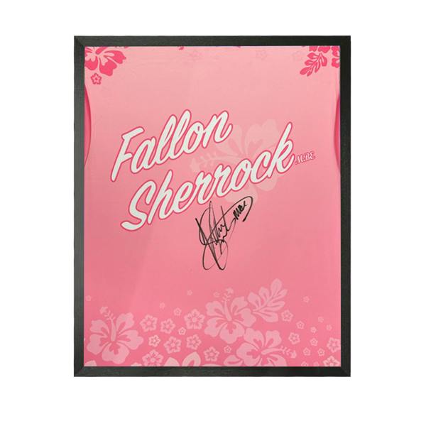 Fallon Sherrock Signed Shirt Compact Frame