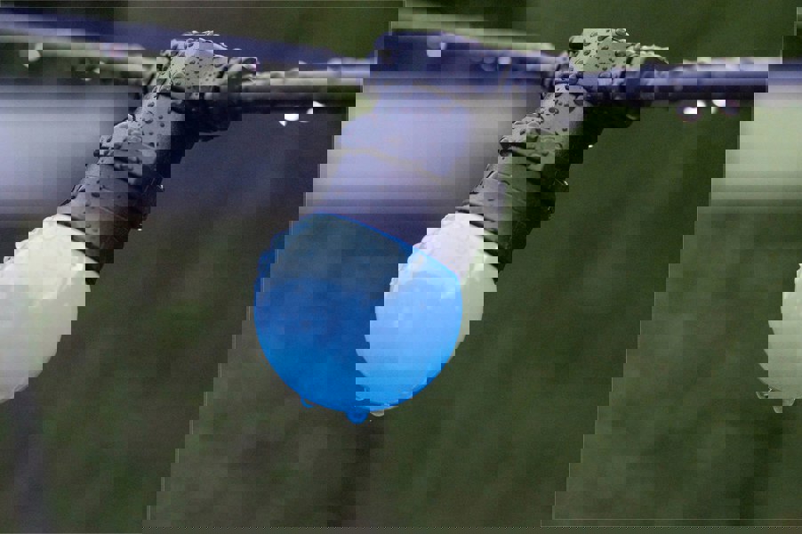 Eagle Connect G45 Bulb, E27 Base, Plastic Cover Blue