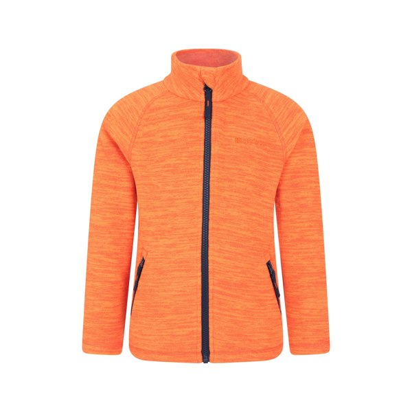 Mountain Warehouse Childrens/Kids Snowdonia Fleece Jacket - Bright Orange