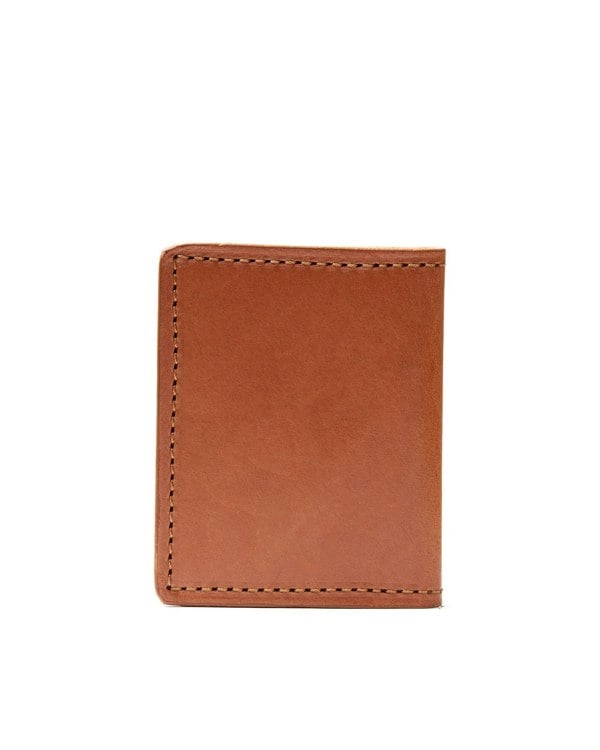 Leather Credit Card Holder in Cuoio Brown Mod 131
