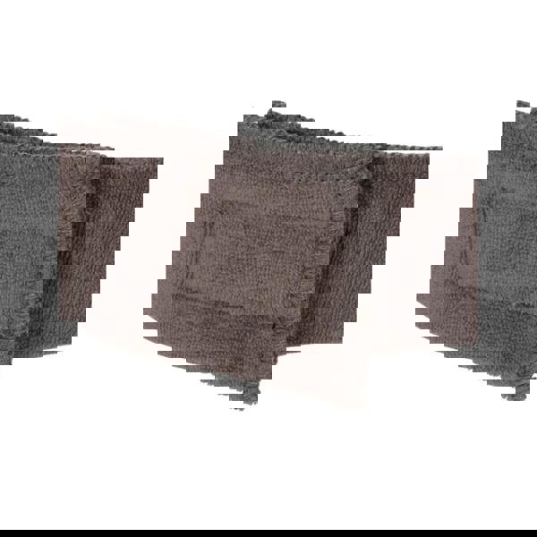 Fashy bathing cosmetic head band with brown textured belt and velcro buckle