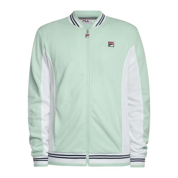 Fila Settanta Baseball Track Top Jacket Surf Spray/White/Fila Navy