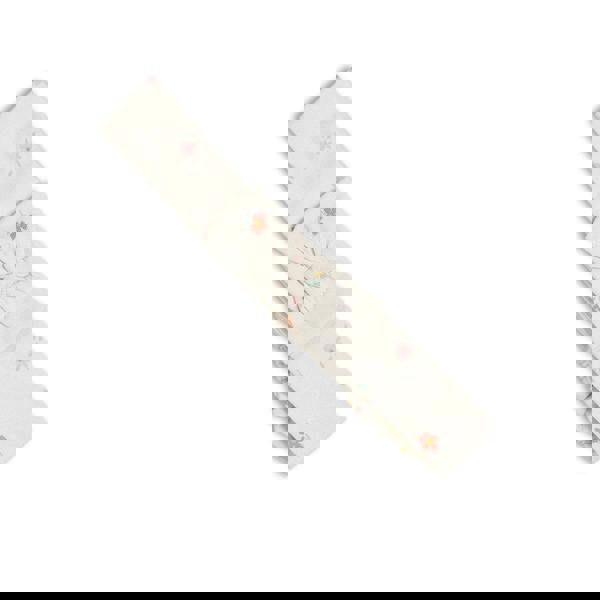 Mini Cuddles Baby Girls Floral Embroidered Dungaree 3pc Set, Green