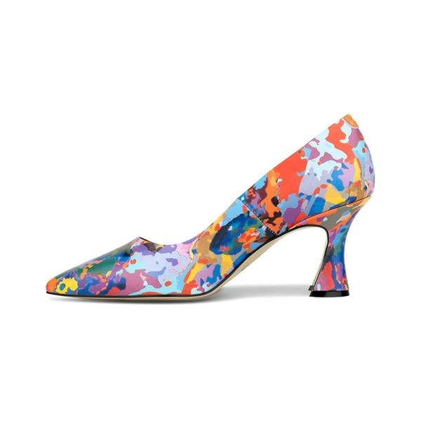 Embassy London Sophia - Summer Colours - Women’s Leather Point-Toe Pump with 3-Inch Heel