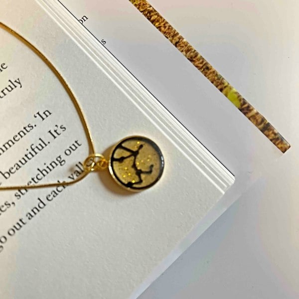 Paguro Sagitarius Zodiac Sign Sustainable Necklace