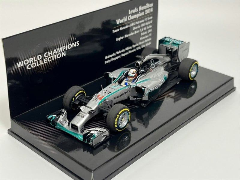 Minichamps Lewis Hamilton WC 2014 Mercedes AMG Petronas F1 Team 1:43 Scale 436140044