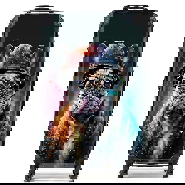 Warren Reed French Bulldog Dog Splashart Suitcase