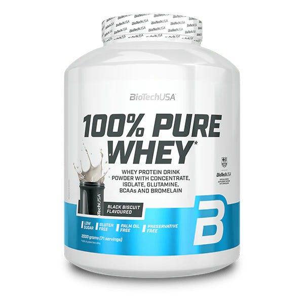 BioTechUSA 100% Pure Whey, Black Biscuit - 2000g