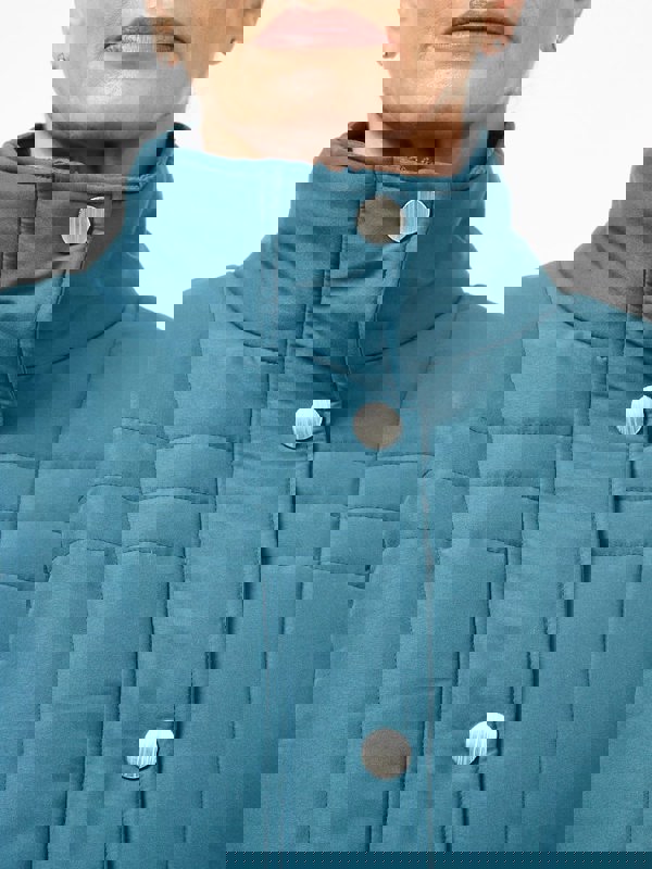 PennyPlain Quilt Coat - Peacock