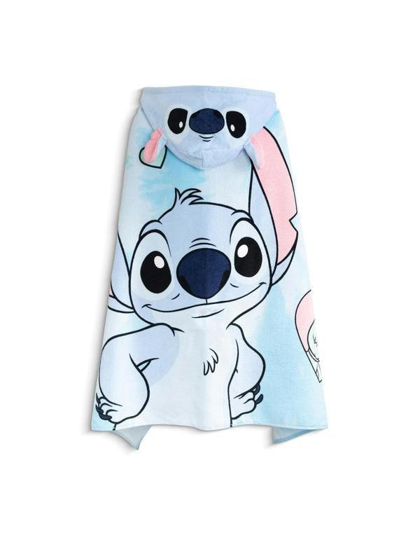 Vanilla Underground Lilo & Stitch Girls Blue Tie Dye Poncho Towel (One Size)