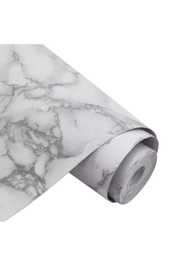 Living and Home 10M x 61Cm Self-adhesive Marble Wallpaper Roll Peelable Wallpaper for Livingroom