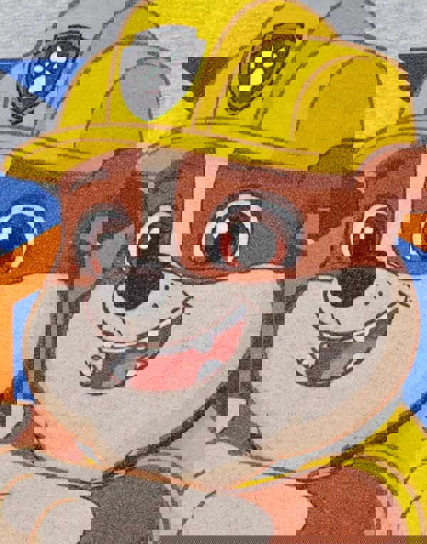 Paw Patrol Boys Grey Rubble Short Sleeved T-Shirt