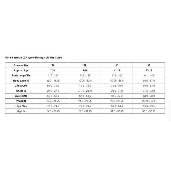 Speedo girls Fastskin LZR Ignite kneeskin in blue multi 2019 style