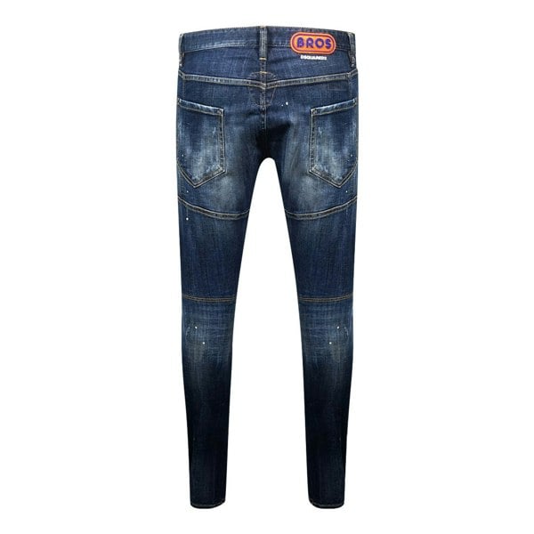 Dsquared2 Tidy Biker Bros Paint Splash Jeans