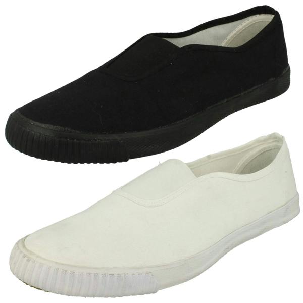 Spot On Childrens Unisex Spot On Slip On Plimsolls Gusset Plims