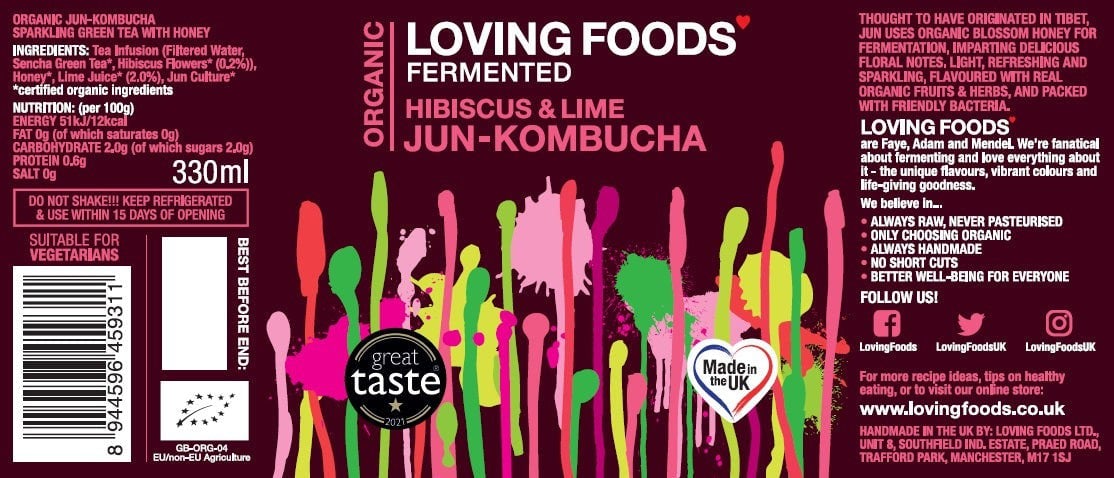 Loving Foods Organic Jun-Kombucha Mixed Case