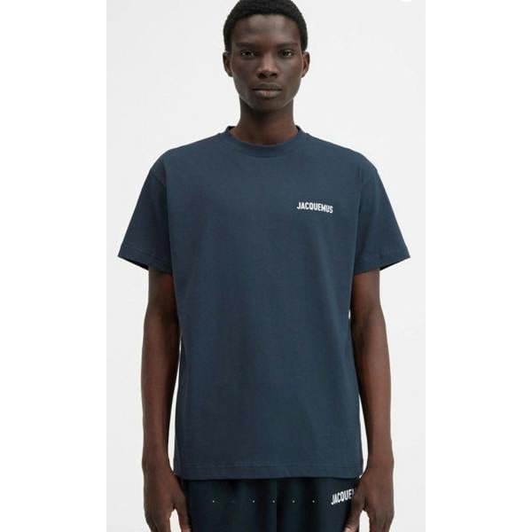 Jacquemus Le Logo T-Shirt   in  Blue